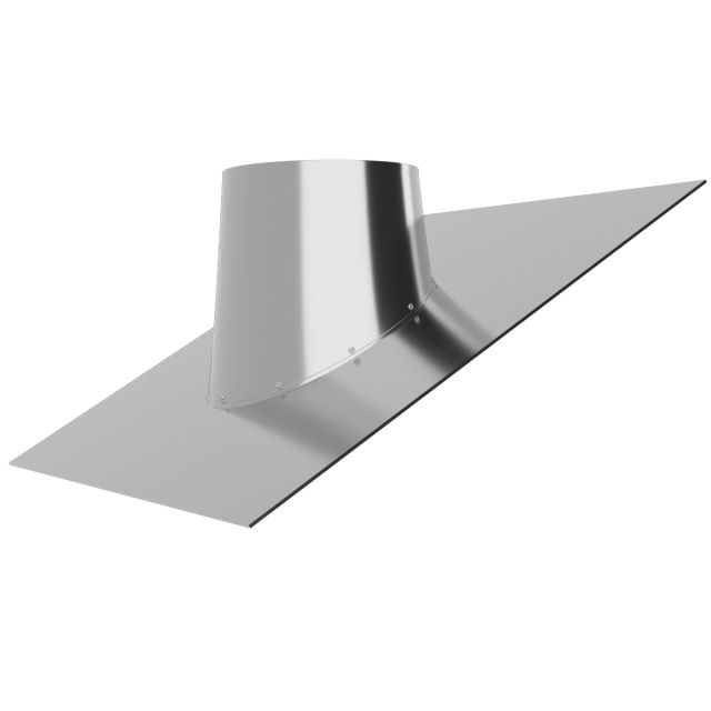 Täckplåt för rostfri stålskorsten i aluminium Ø 80-100-130-150-180-200mm